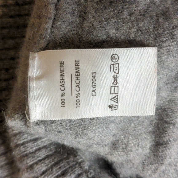 M-💯% CASHMERE Grey Sweater - Picture 7 of 7